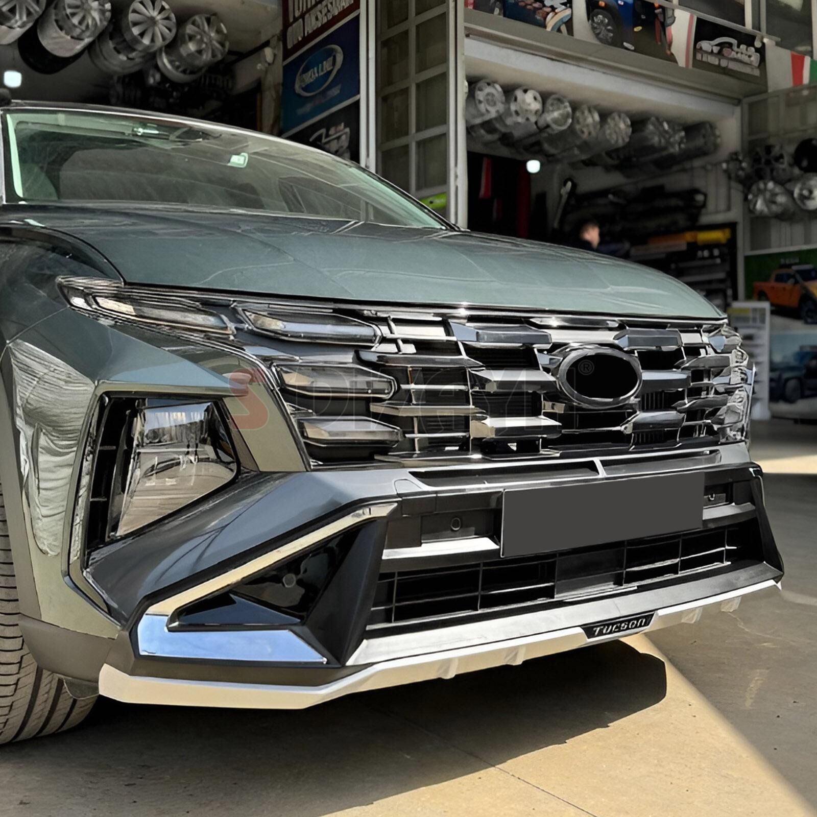 S-Dizayn Hyundai Tucson 4 Ön ve Arka Tampon Koruma Difüzör Seti 2025 Üzeri A+ Kalite