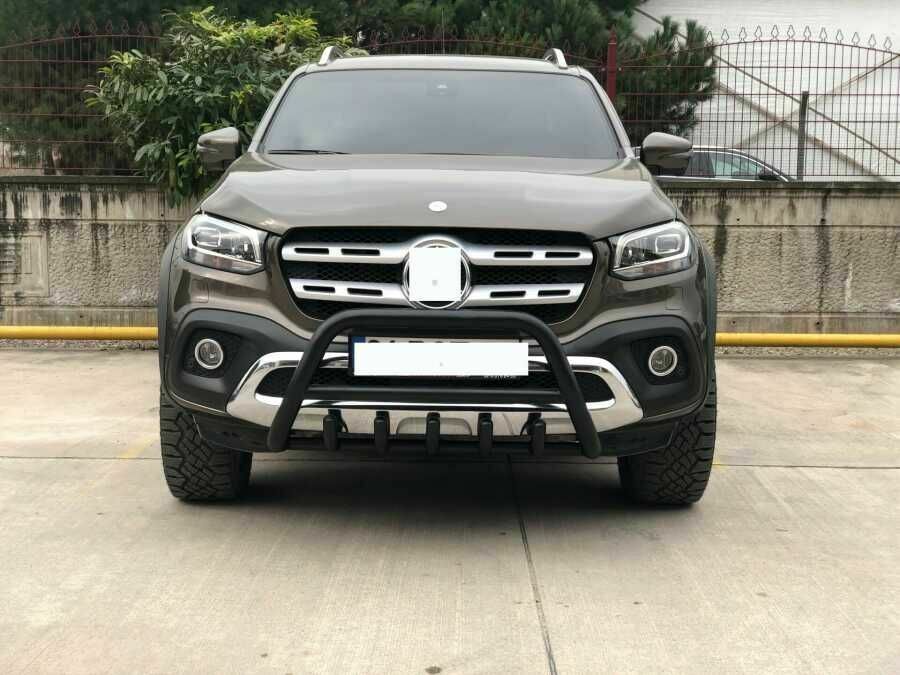 Nissan Navara Uyumlu Ön Tampon Koruma Demiri 2006+ / 2016+ Siyah Pwt03 Parça