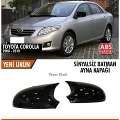 Corolla E140 Uyumlu Batman Ayna Kapağı Piano Black 2008 - 2010 (Sinyalsiz) Parça