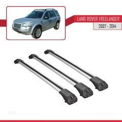 Land Rover Freelander 2007-2014 Arası ile uyumlu ACE-1 Ara Atkı Tavan Barı GRİ 3 ADET BAR