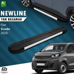 S-Dizayn Fiat Scudo 3 Uzun Şase NewLine Aluminyum Yan Basamak 243 Cm 2020 Üzeri A+ Kalite