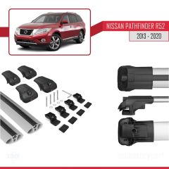 Nissan Pathfinder (R52) 2013-2020 Arası ile uyumlu ACE-1 Ara Atkı Tavan Barı GRİ