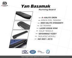 S-Dizayn Chery Omoda5 S-Line Krom Yan Basamak 183 Cm 2022 Üzeri