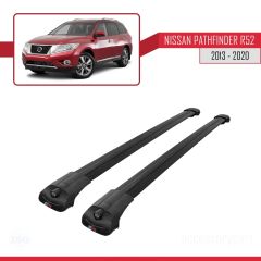 Nissan Pathfinder (R52) 2013-2020 Arası ile uyumlu ACE-1 Ara Atkı Tavan Barı SİYAH