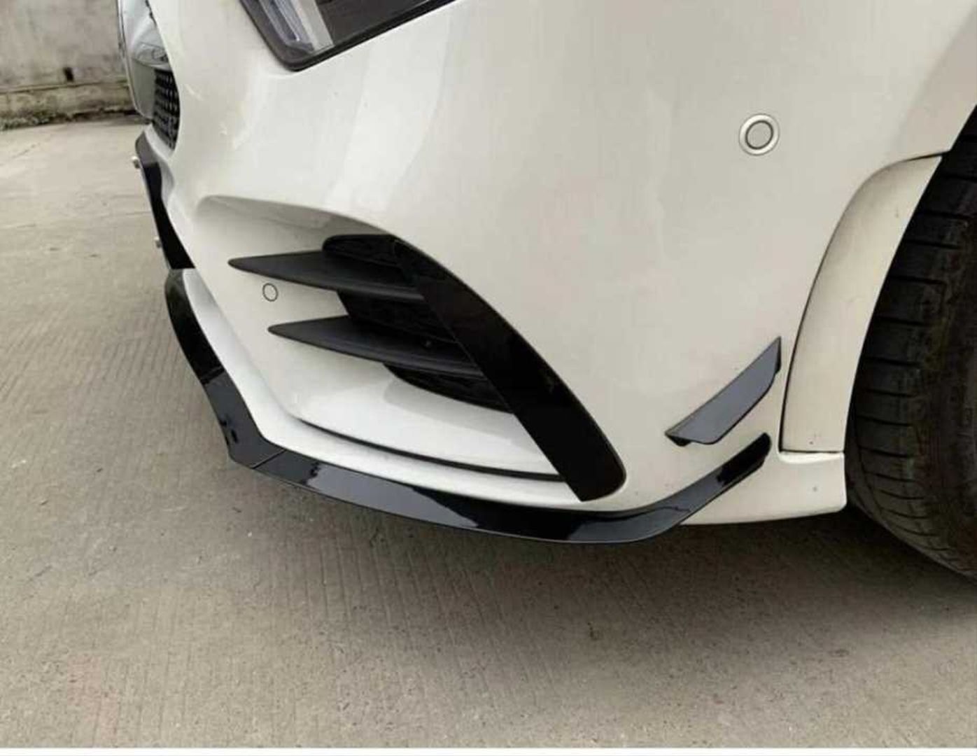 Mercedes W177 Uyumlu 2019+ Amg Ön Lip Full Set (7 Parça)