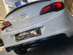 Opel Astra Uyumlu J Sedan Cam Üstü Spoiler (Fiber)