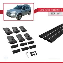 Land Rover Freelander 2007-2014 Arası ile Uyumlu FLY Model Ara Atkı Tavan Barı SİYAH 3 ADET BAR