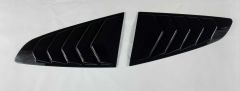 Ford Mustang Uyumlu 2015-2020 Kelebek Cam Kaplama - Piano Black
