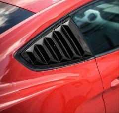 Ford Mustang Uyumlu 2015-2020 Kelebek Cam Kaplama - Piano Black