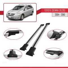 Toyota Sienna (XL20) 2004-2010 Arası ile Uyumlu FLY Model Ara Atkı Tavan Barı GRİ