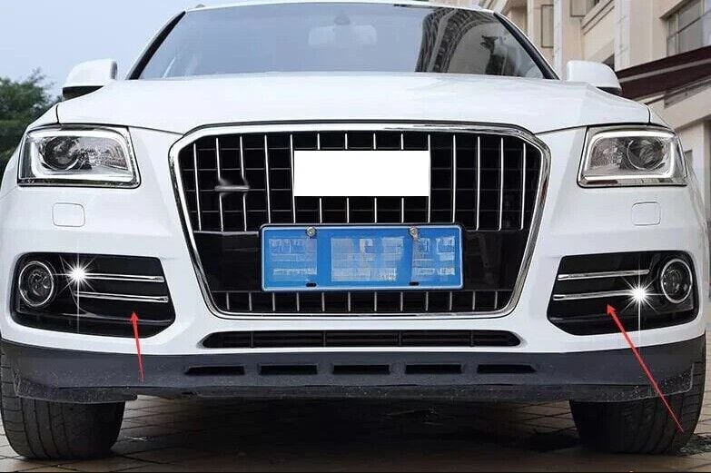 Audi Q5 Uyumlu 2010 2017 Sis Lambası Çerçevesi Kaplama Krom Parça