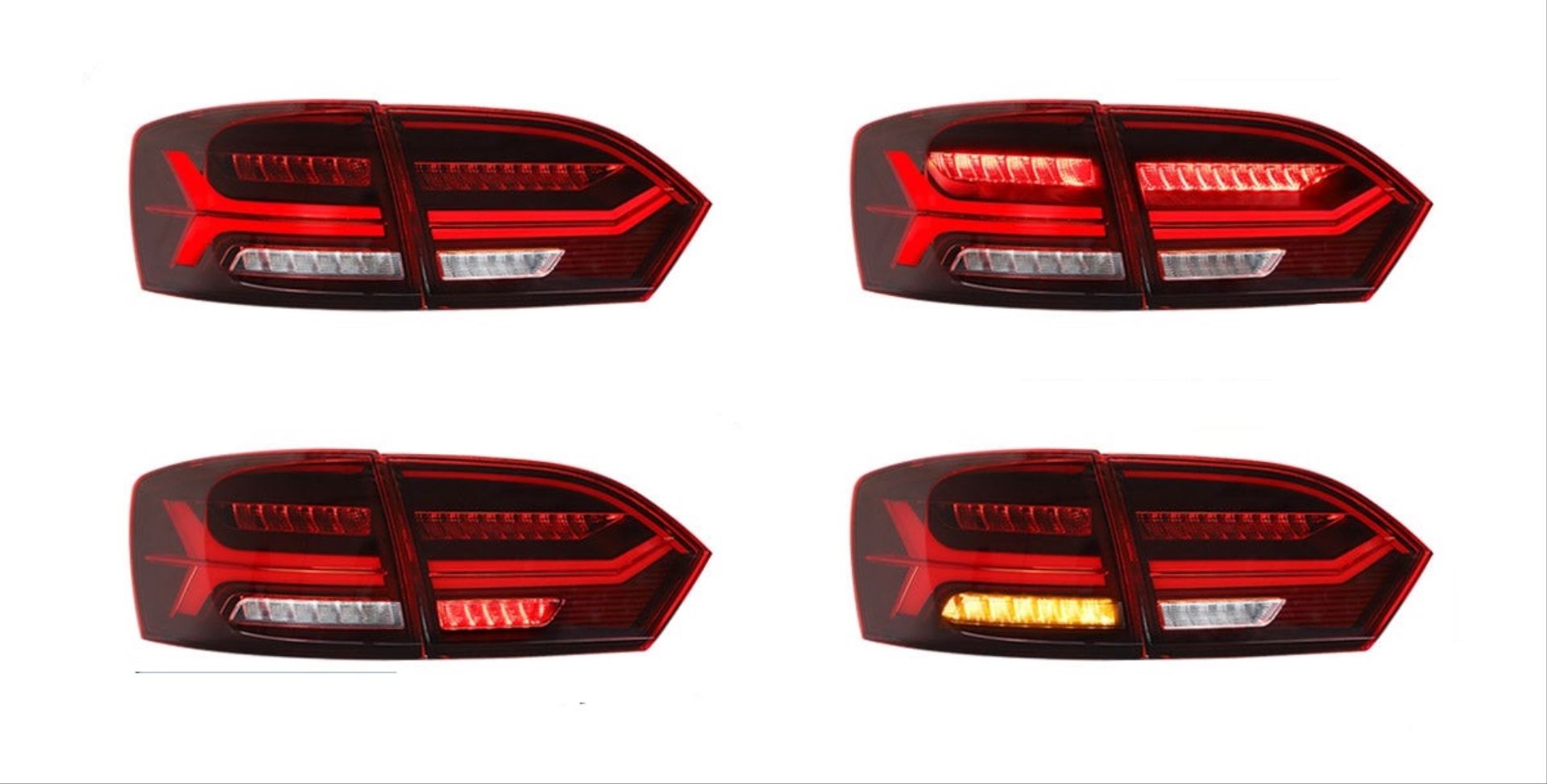 Volkswagen Jetta Uyumlu 2012-2018 LED Stop (Audi Stil)
