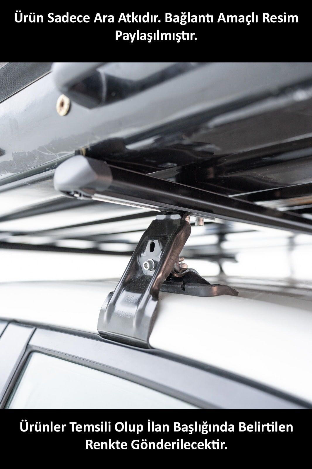 Honda Jazz / Fit (GR) 2020 ve Sonrası Turtle Mexfit Oluklu ara atkı tavan barı GRİ