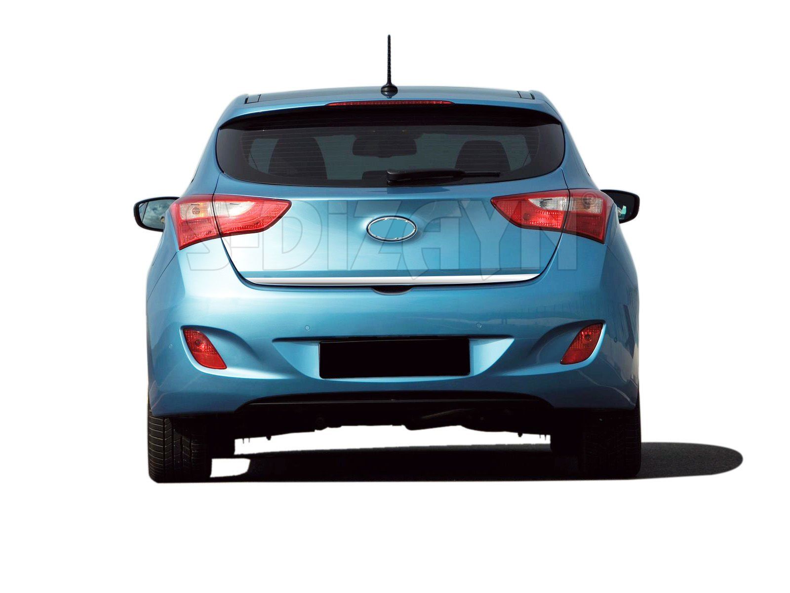 Hyundai İ30 Uyumlu Krom Bagaj Alt Çıta 2012 Üzeri