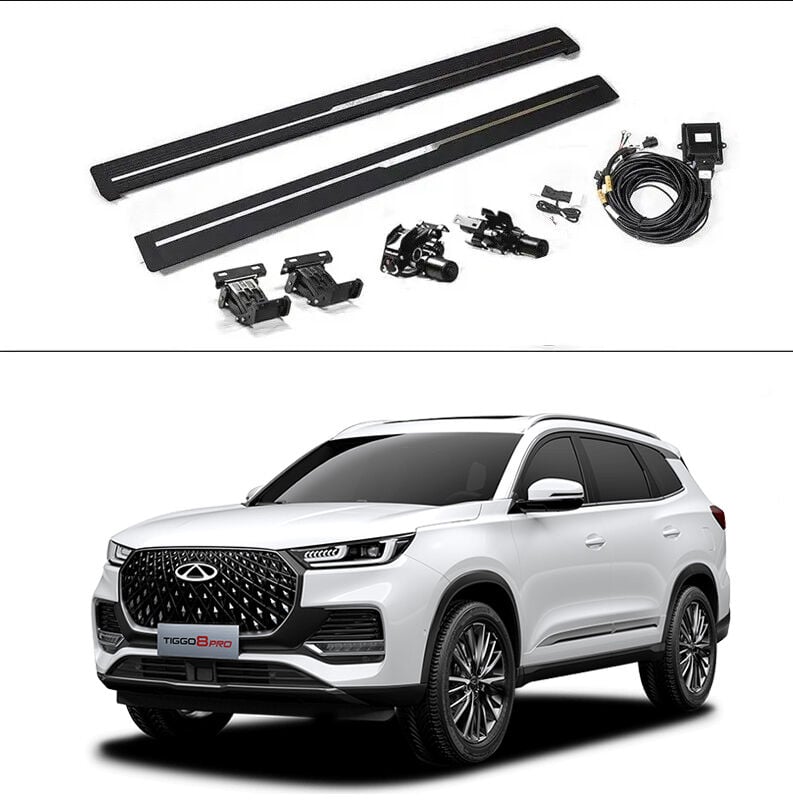 Chery Tiggo 8 Pro 2021 ve Sonrası Elektrikli Yan Basamak (İthal)