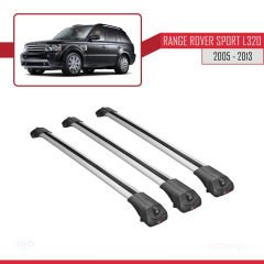 Land Rover Range Rover Sport (L320) 2005-2013 Arası ile uyumlu ACE-1 Ara Atkı Tavan Barı GRİ 3 ADET BAR