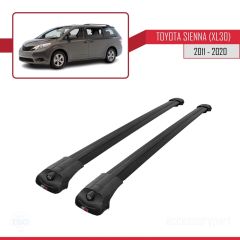 Toyota Sienna (XL30) 2011-2020 Arası ile uyumlu ACE-1 Ara Atkı Tavan Barı SİYAH