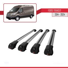 Ford Transit 2014 ve Sonrası ile uyumlu ACE-1 Ara Atkı Tavan Barı GRİ 4 ADET BAR