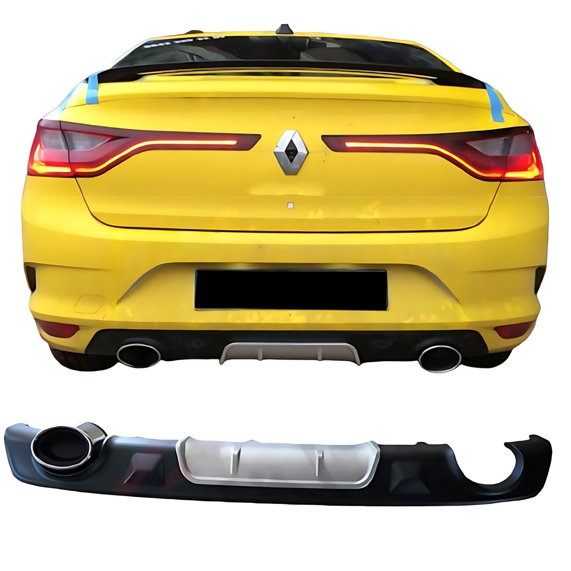 Renault Megane Uyumlu 4 2016+ Difüzör Silver Parça