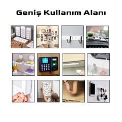 S-Dizayn Çift Taraflı Bant 50mm x 5 Metre Şeffaf Silikon VHB Bant A+Kalite