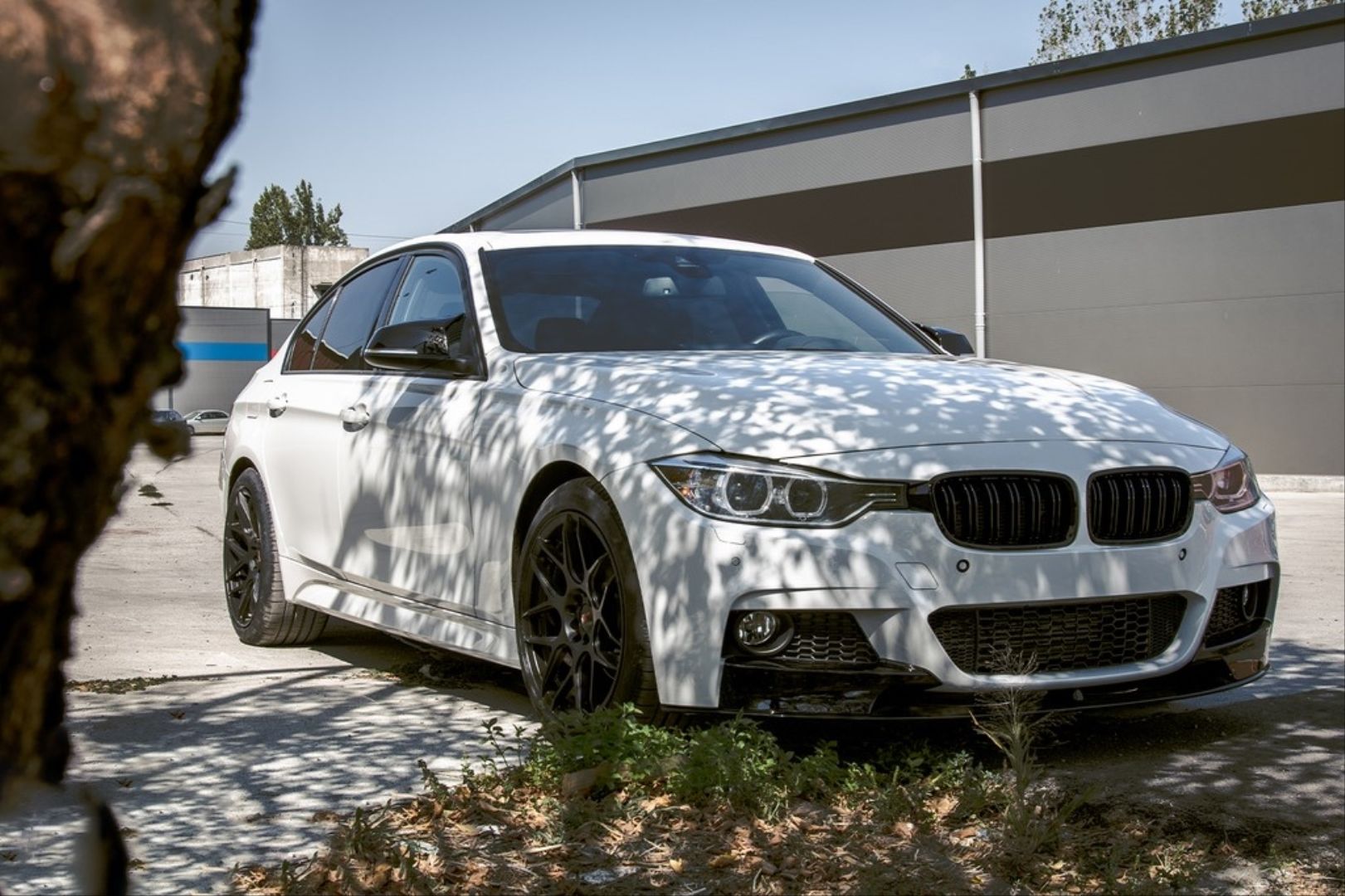 Bmw 3 Uyumlu Serisi F30 2012-2018 M Sport Ön Lıp - Piano Black (3 Parça)