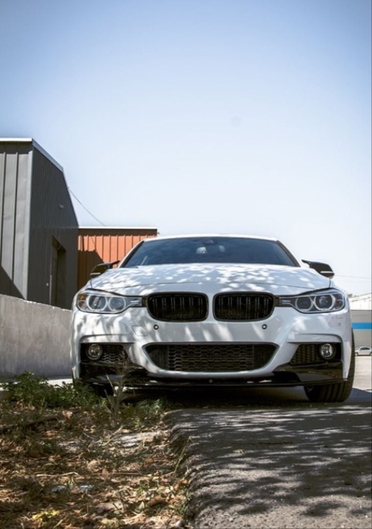 Bmw 3 Uyumlu Serisi F30 2012-2018 M Sport Ön Lıp - Piano Black (3 Parça)