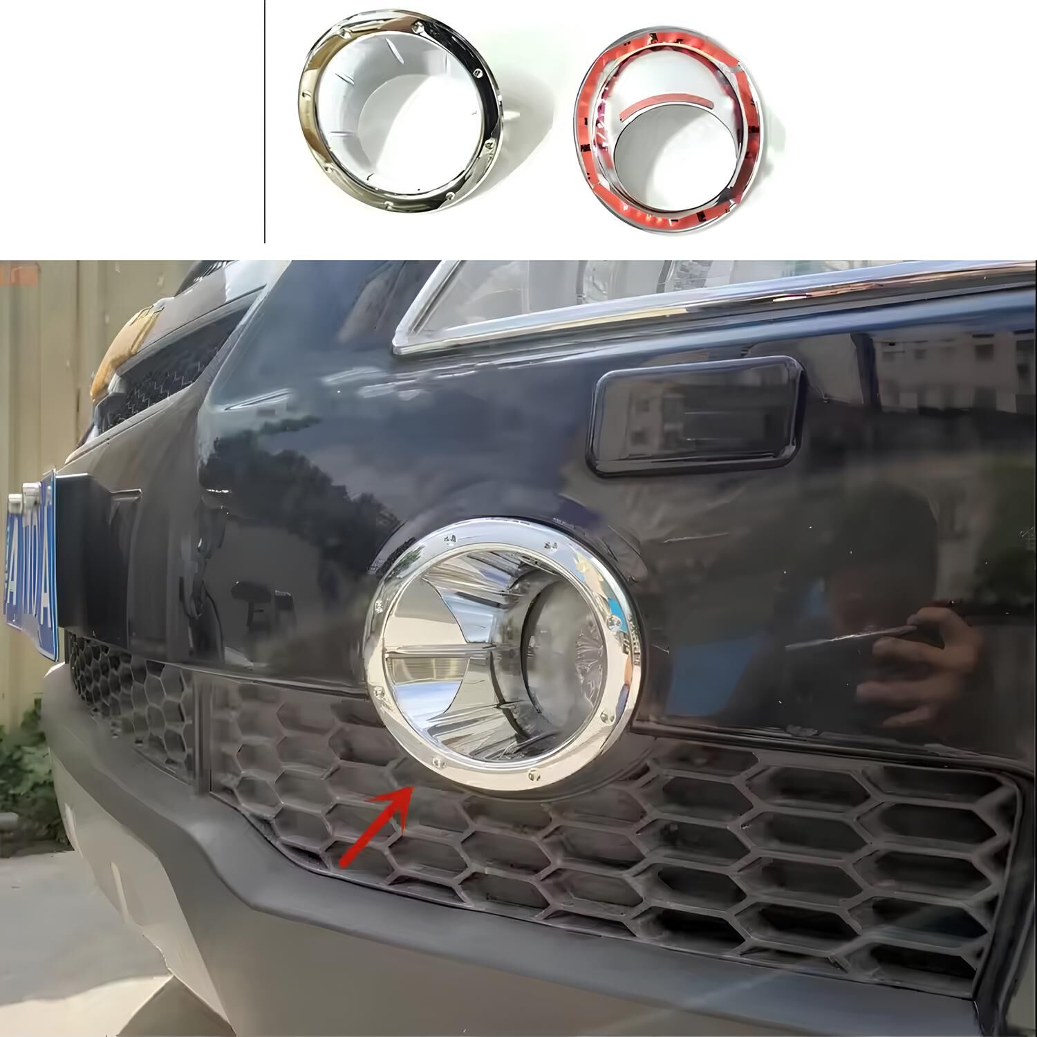 Chevrolet Captiva 2006+ Sonrası Sis Far Çerçevesi ABS Krom (İthal)