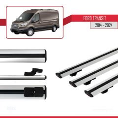 Ford Transit 2014 ve Sonrası ile uyumlu Basic Model Ara Atkı Tavan Barı GRİ 3 ADET