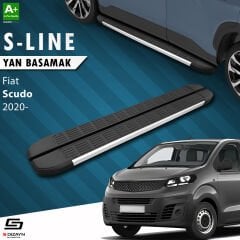 S-Dizayn Fiat Scudo 3 Uzun Şase S-Line Aluminyum Yan Basamak 243 Cm 2020 Üzeri A+ Kalite