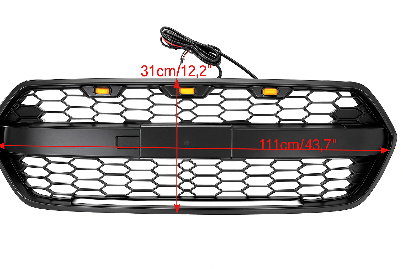 Ford Custom 2018-2022 Arası Sport Tip Ön Panjur (İthal)