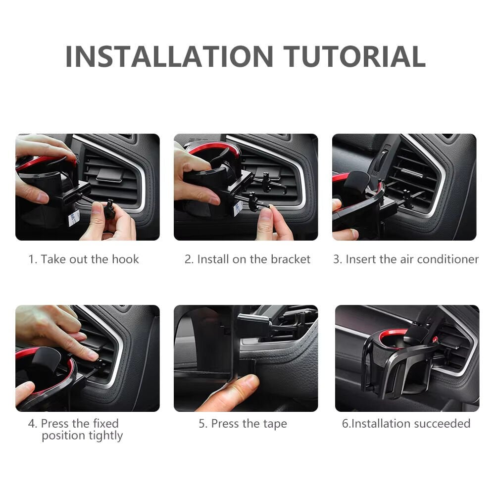 Bardak ve telefon tutacağı kırmızı / SYBR57-2