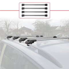 Ford Transit Tourneo - Custom 2012-2023 Arası ile uyumlu ACE-1 Ara Atkı Tavan Barı GRİ 4 ADET BAR