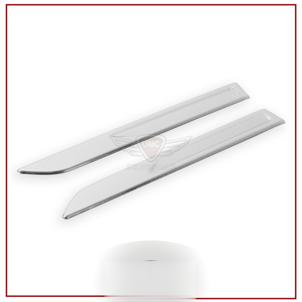 Renault Megane Uyumlu 5 Çamurluk Kromu -2020 Paslanmaz Çelik Parça