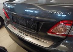 Toyota Corolla Uyumlu 2013-2016 Arka Tampon Üst Kaplama İnce Model