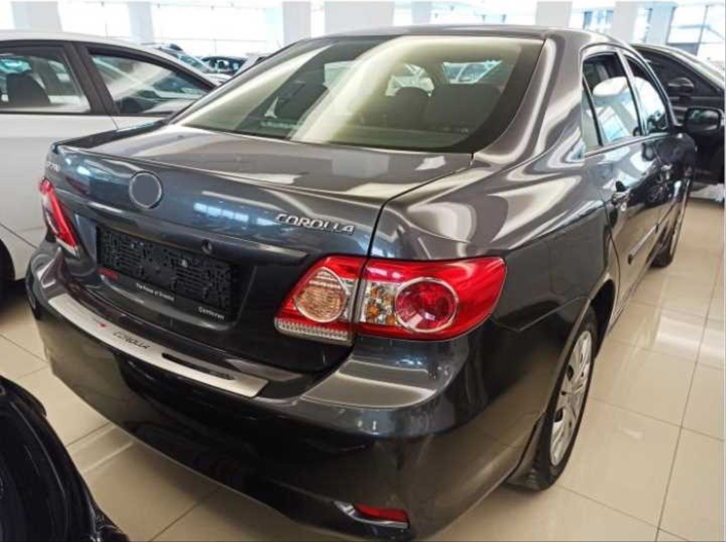 Toyota Corolla Uyumlu 2013-2016 Arka Tampon Üst Kaplama Kalın Model