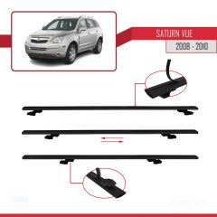 Saturn Vue Opel Antara 2008-2010 Arası ile uyumlu Basic Model Ara Atkı Tavan Barı SİYAH 3 ADET