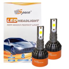 Led Far Ampulü Beyaz 48W 12V 8000Lm H4 / Laam91