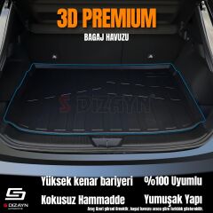 S-Dizayn Chery Omoda 5 3D Pro Bagaj Havuzu 2022 Üzeri A+ Kalite