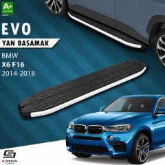 S-Dizayn Bmw X6 F16 Evo Aluminyum Yan Basamak 193 Cm 2014-2018 A+ Kalite