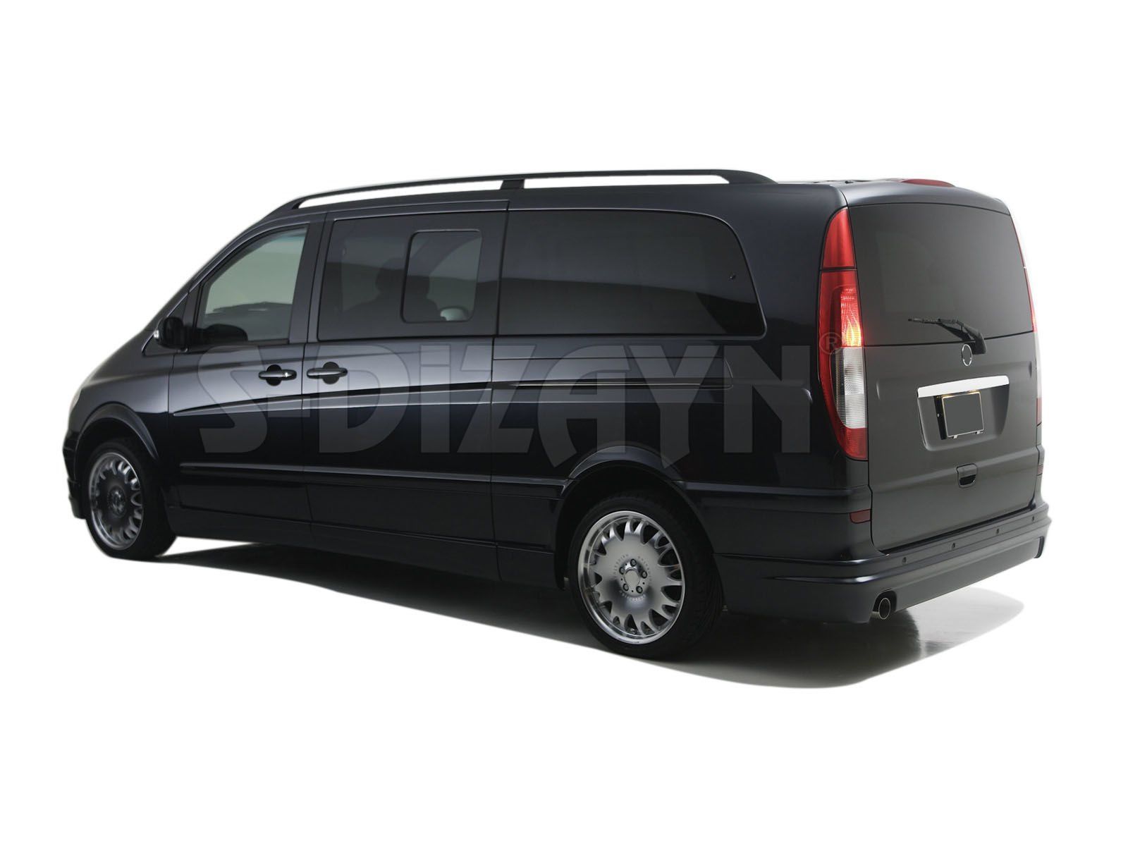 Mercedes Viano Uyumlu W639 Krom Bagaj Çıtası 2004-2014