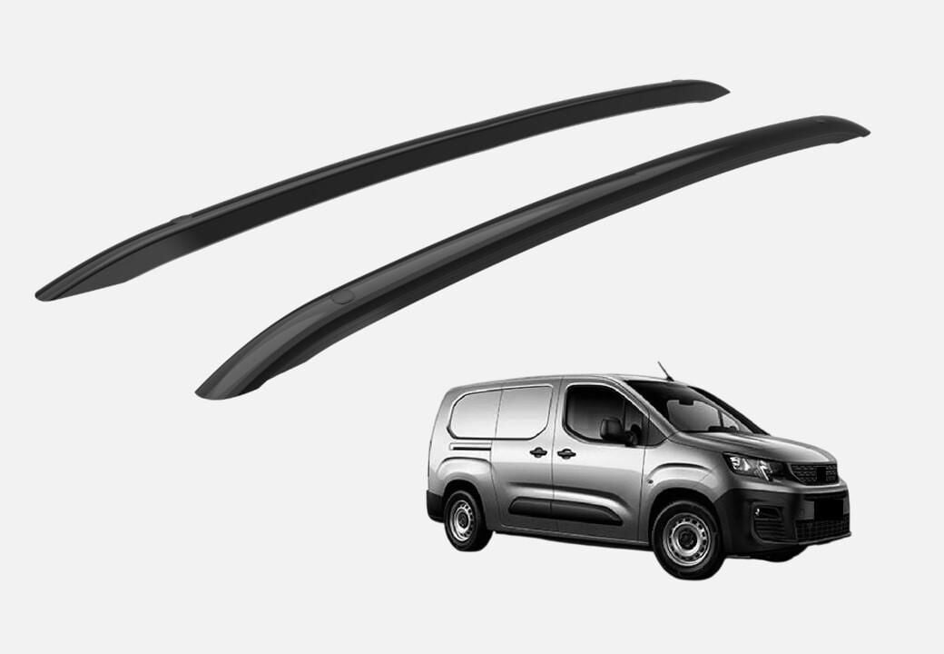 Peugeot Rifter Van 2019 ve Sonrası Orjinal Tip OEM Tavan Çıtası (Siyah Renk)