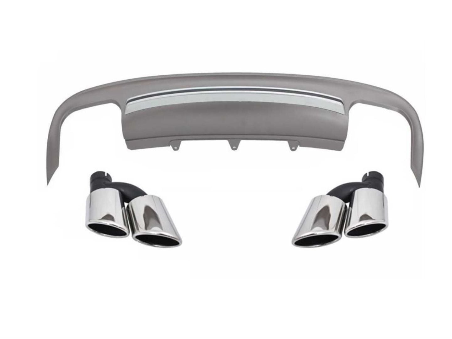 Audi S5 Uyumlu 2013-2016 Difüzör Egzoz Seti - Sedan