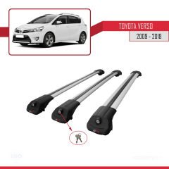 Toyota Verso 2009-2018 Arası ile uyumlu ACE-1 Ara Atkı Tavan Barı GRİ 3 ADET BAR