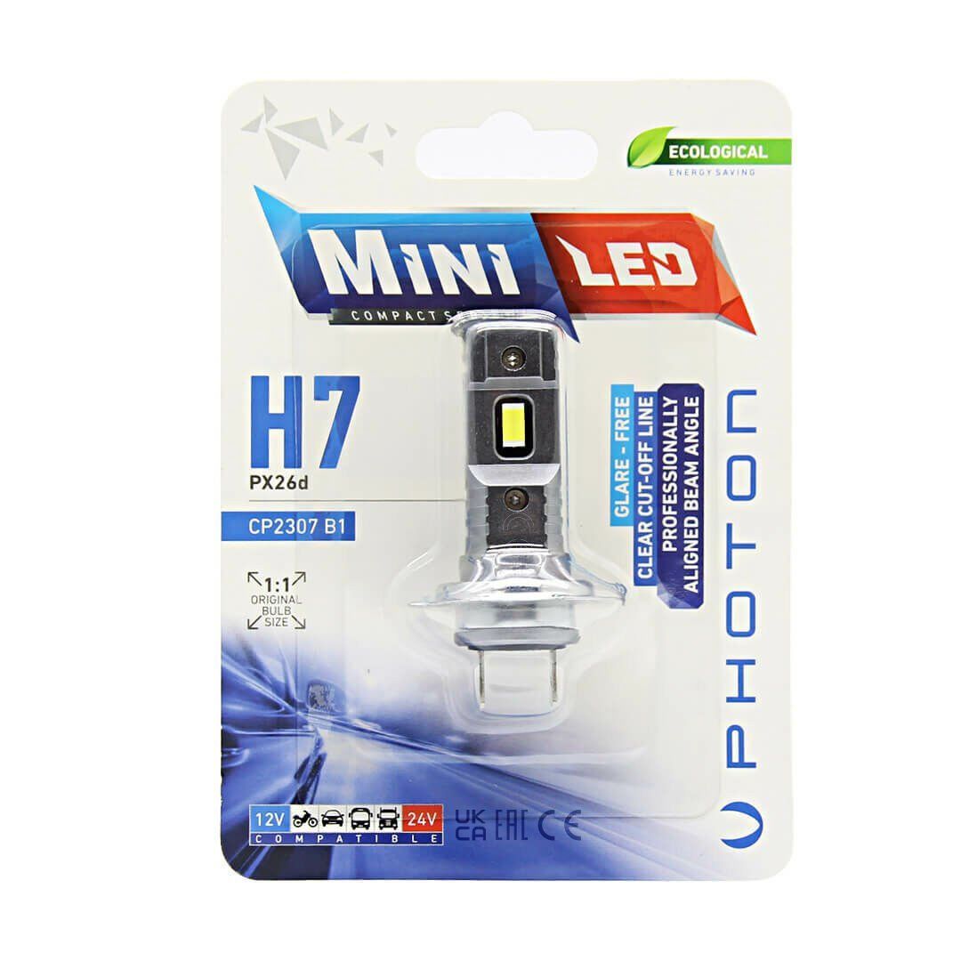 Photon Mini H7 Compact Led 12-24V Tekli Blister