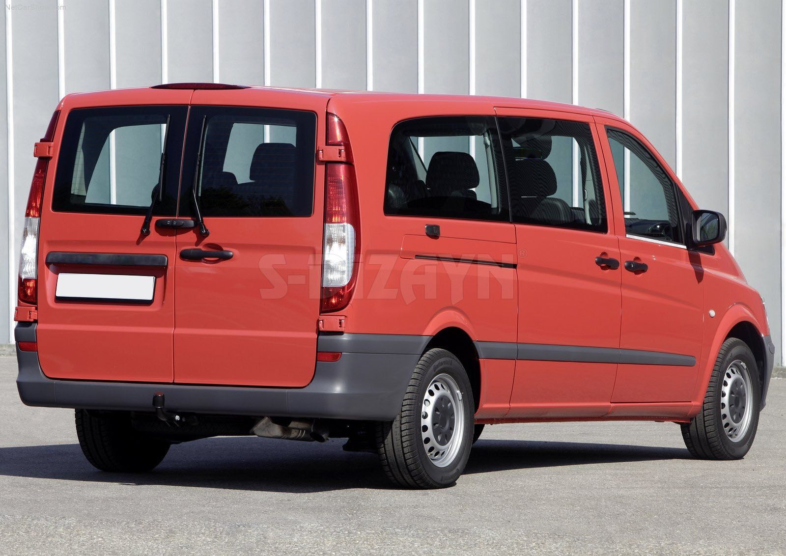 Mercedes Vito Uyumlu Krom Cam Çıtası 2 Parça 2004-2014