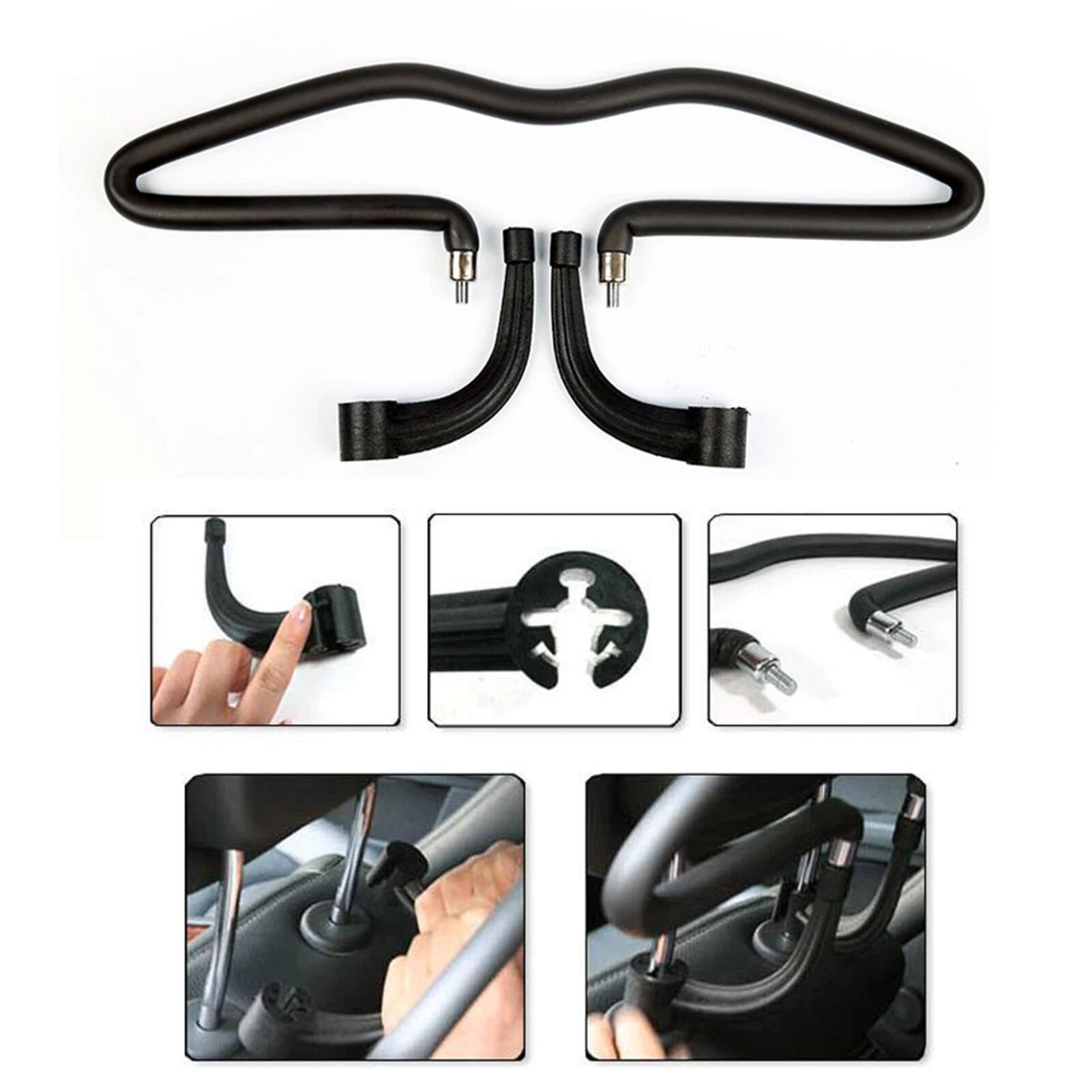 Metal kıyafet askılığı siyah / SYES28