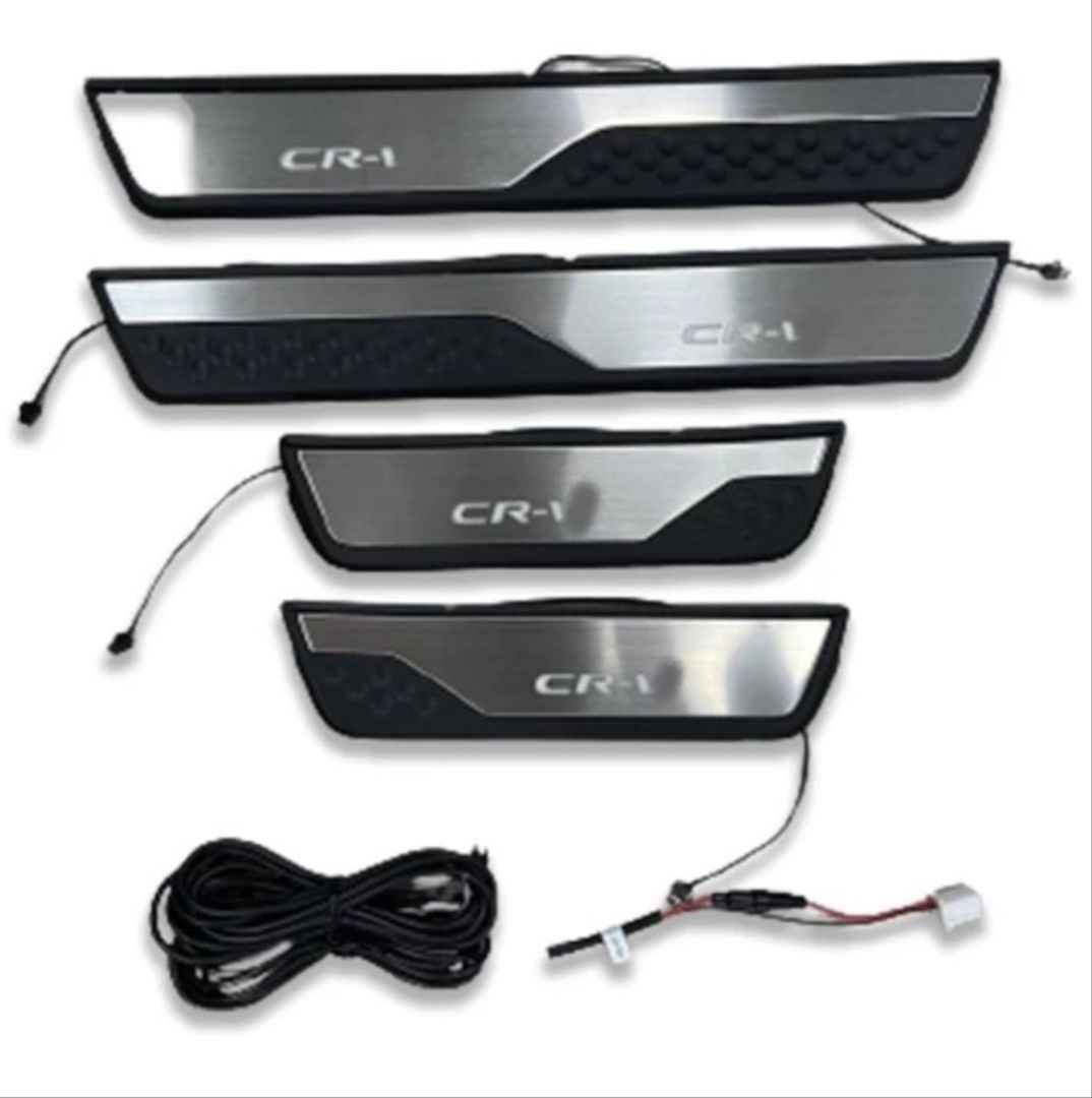 Honda Cr-V Uyumlu 2018-2019 Kapı Eşigi Nikelajı Mavi