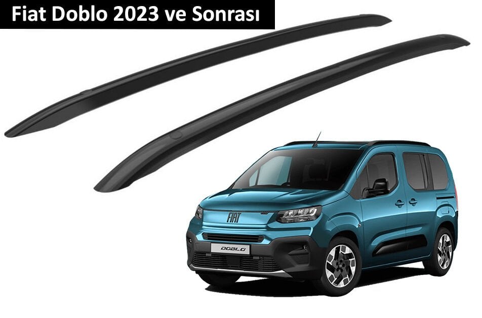 Fiat Doblo 2023 ve Sonrası Orjinal Tip OEM Tavan Çıtası (Siyah Renk)