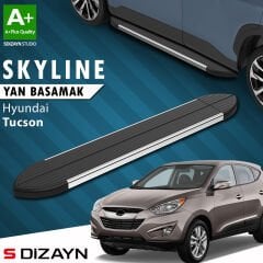 S-Dizayn Hyundai Tucson 2 Skyline Krom Yan Basamak 173 Cm 2004-2014 A+ Kalite