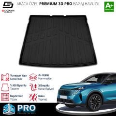 S-Dizayn Peugeot 3008 Hybrid 3D Pro Bagaj Havuzu 2024 Üzeri A+ Kalite